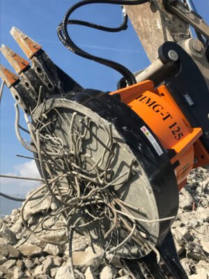 ⁦מגנט הידראולי לבאגר עם שיניים⁩ – תמונה ⁦3⁩